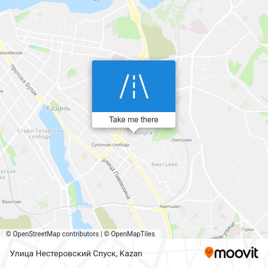 Улица Нестеровский Спуск map