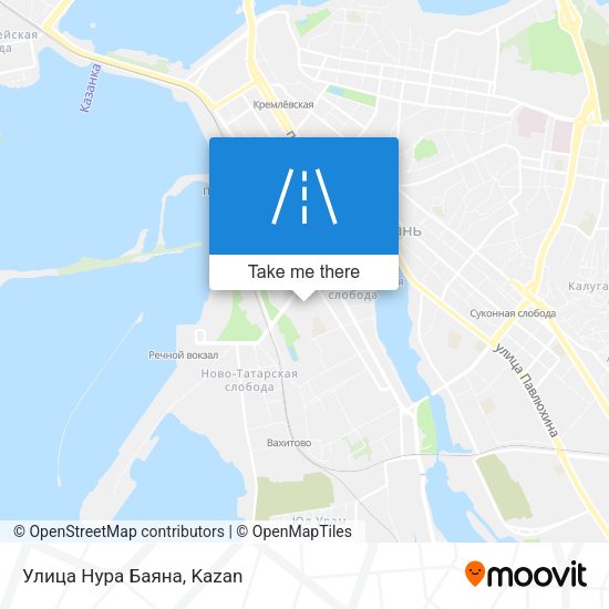 Улица Нура Баяна map