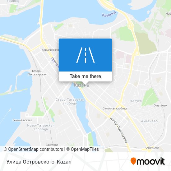 Улица Островского map