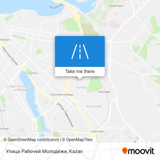 Улица Рабочей Молодёжи map