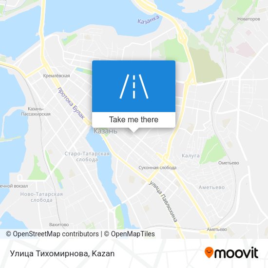 Улица Тихомирнова map