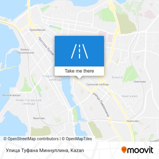Улица Туфана Миннуллина map