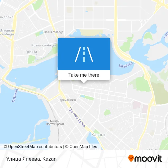 Улица Япеева map