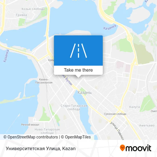 Университетская Улица map
