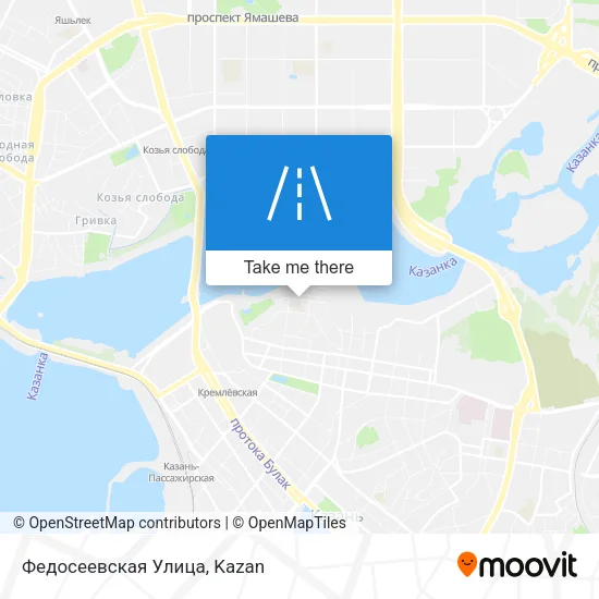 Федосеевская Улица map