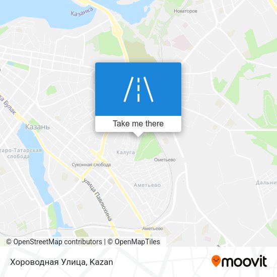 Хороводная Улица map