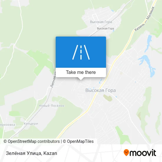Зелёная Улица map