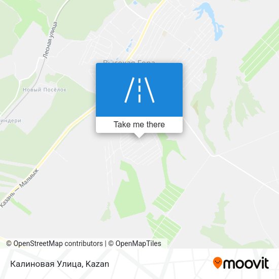 Калиновая Улица map