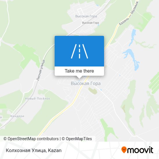 Колхозная Улица map