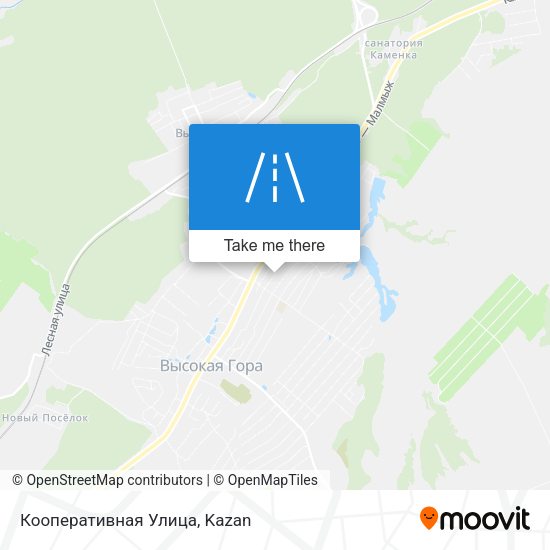 Кооперативная Улица map