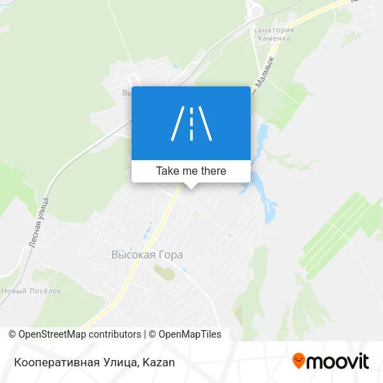 Кооперативная Улица map