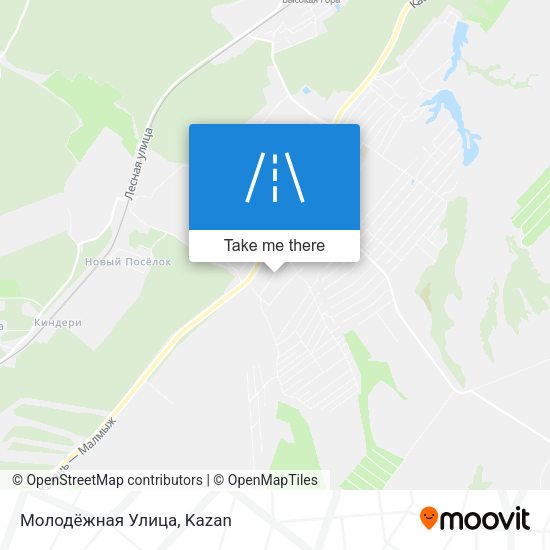Молодёжная Улица map