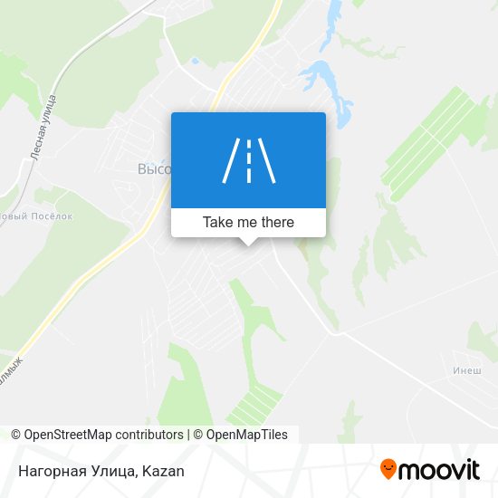 Нагорная Улица map
