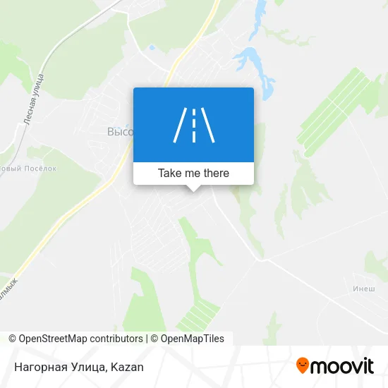 Нагорная Улица map