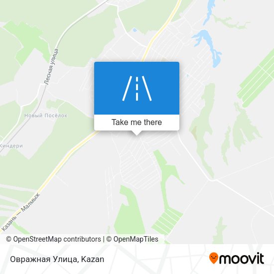 Овражная Улица map