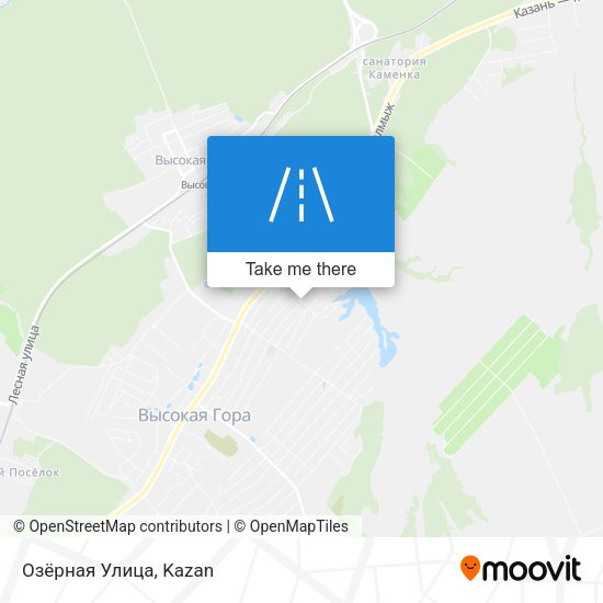 Озёрная Улица map