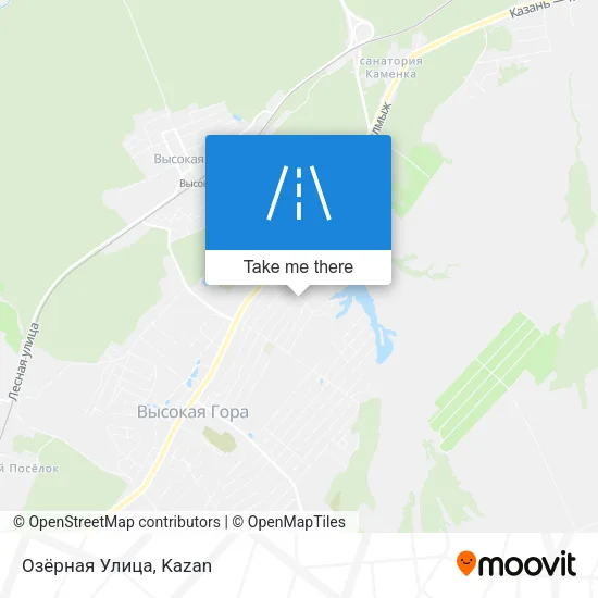Озёрная Улица map