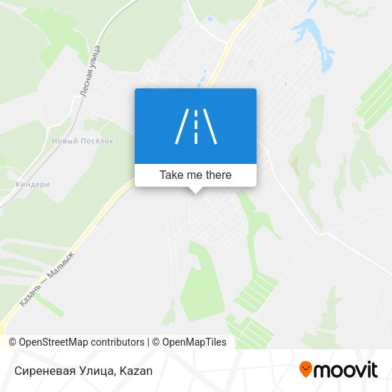 Сиреневая Улица map