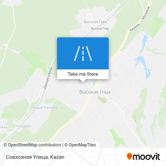 Совхозная Улица map