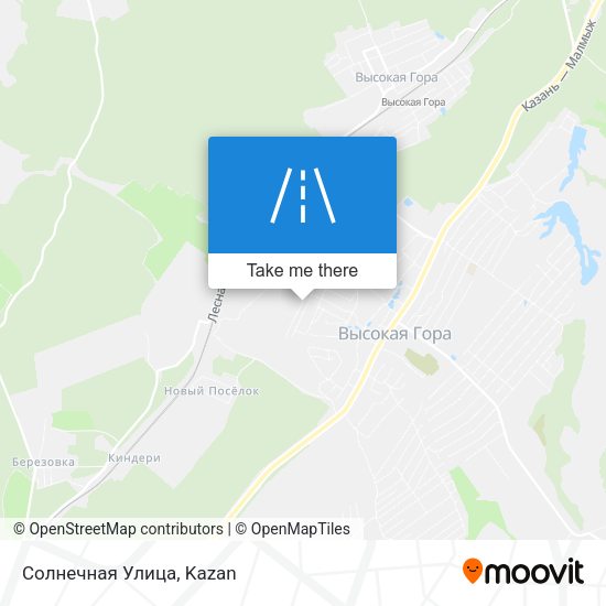 Солнечная Улица map