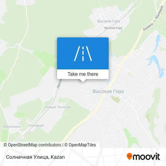Солнечная Улица map
