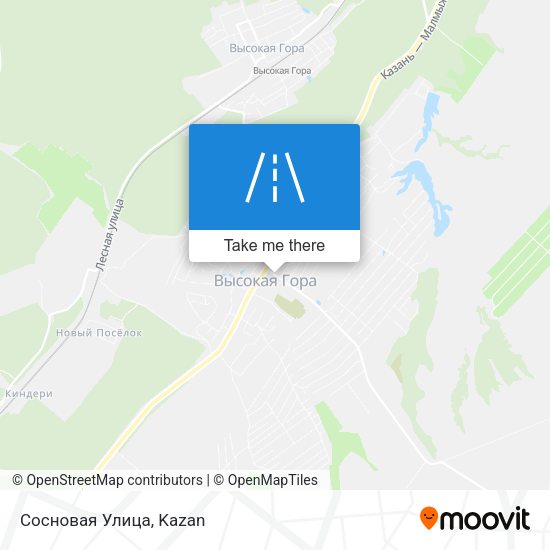 Сосновая Улица map