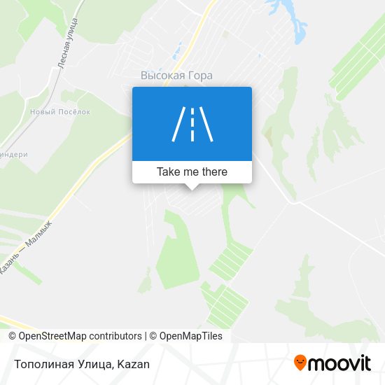 Тополиная Улица map
