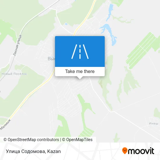 Улица Содомова map