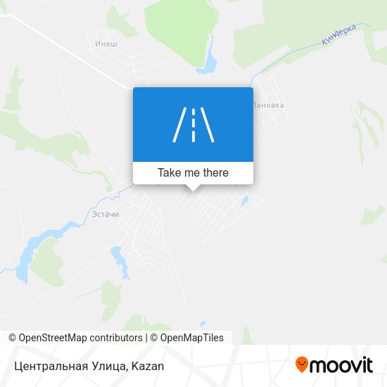Центральная Улица map
