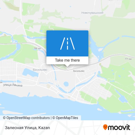 Залесная Улица map