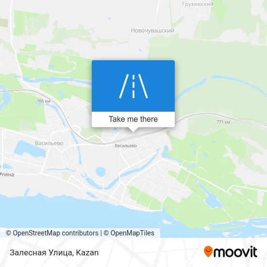 Залесная Улица map