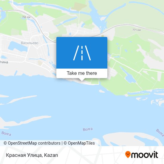 Красная Улица map