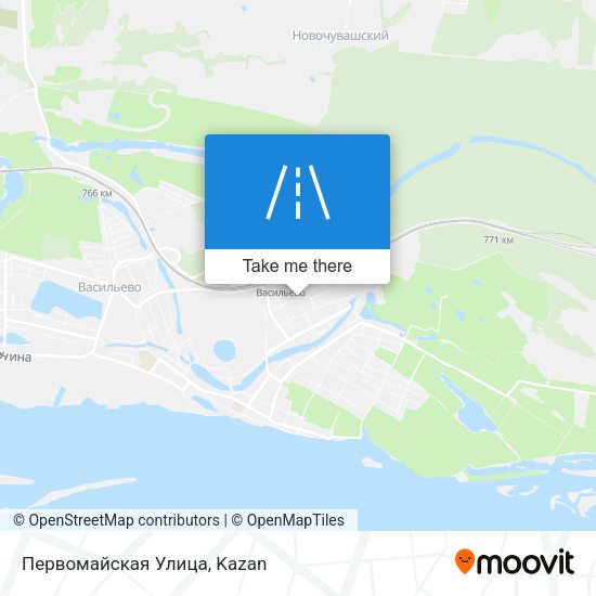 Первомайская Улица map