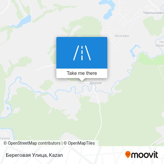 Береговая Улица map