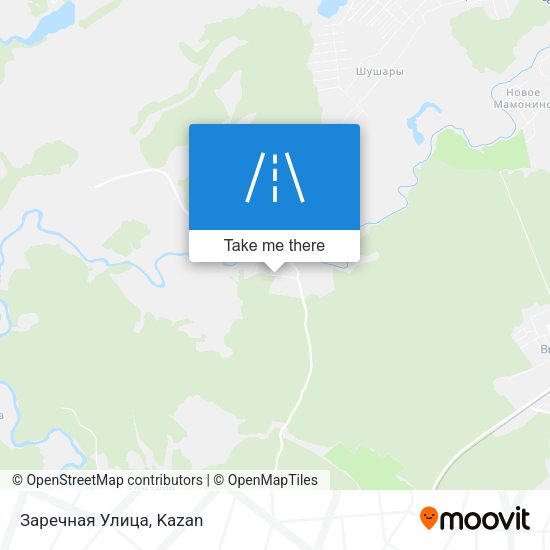 Заречная Улица map
