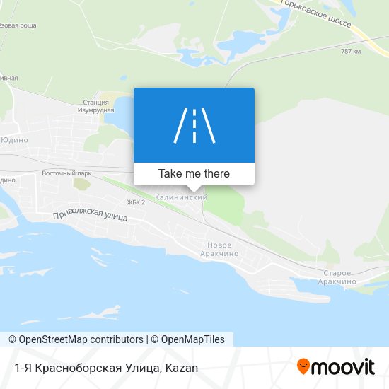 1-Я Красноборская Улица map