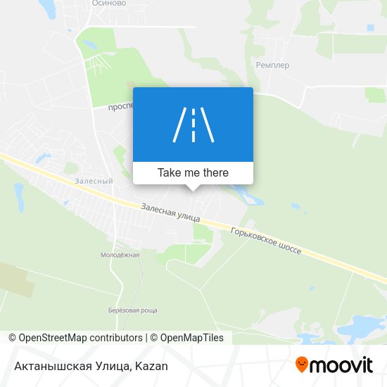 Актанышская Улица map