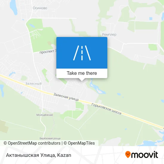 Актанышская Улица map