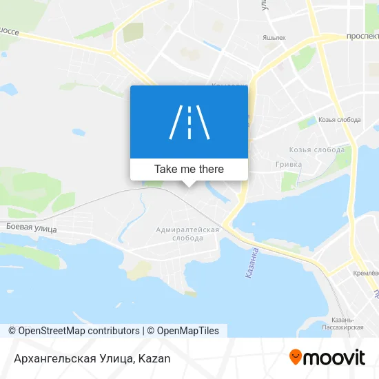 Архангельская Улица map