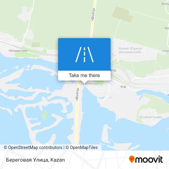 Береговая Улица map