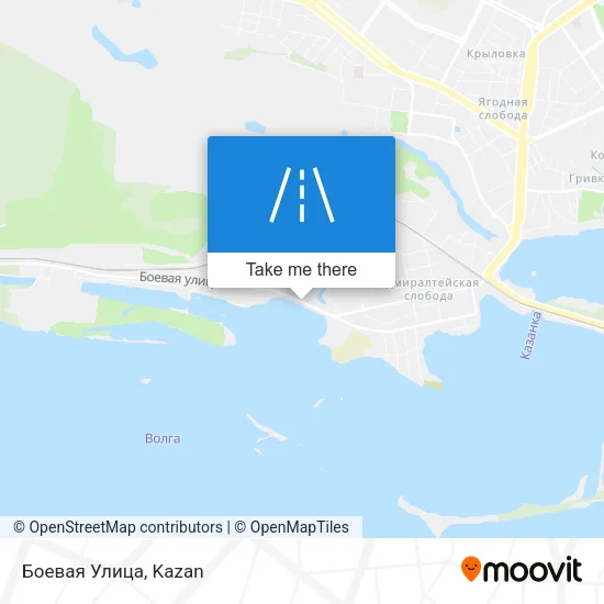 Боевая Улица map