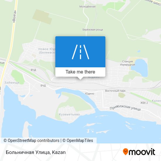 Больничная Улица map