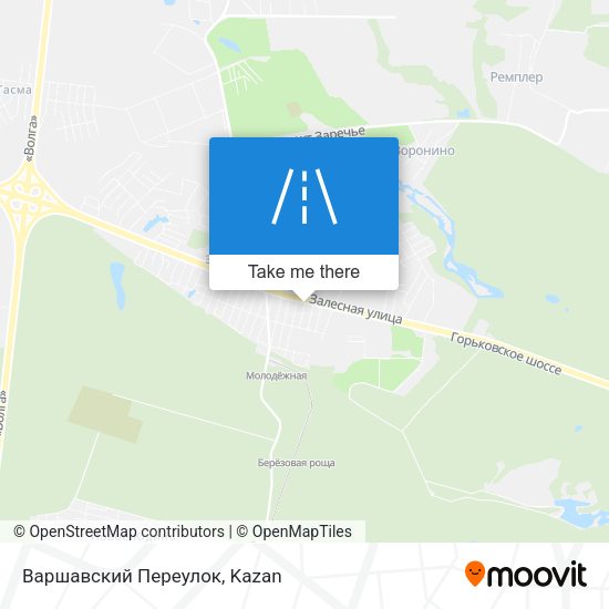 Варшавский Переулок map