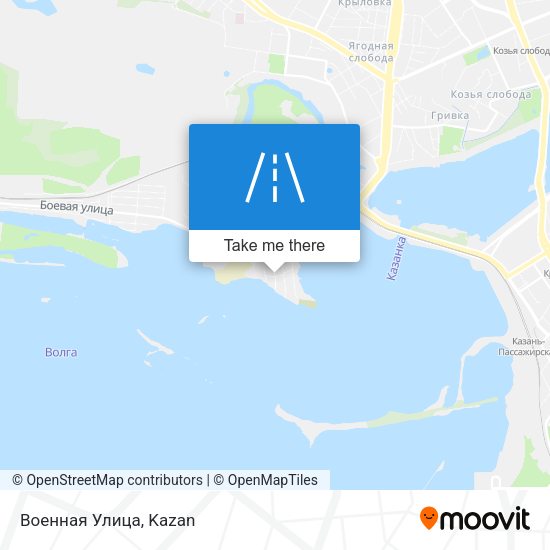 Военная Улица map