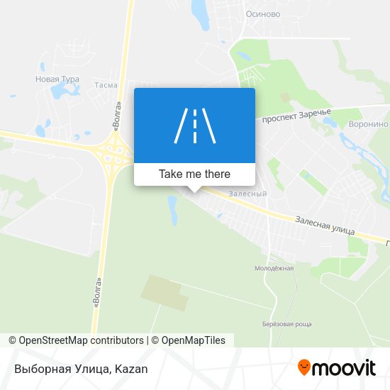 Выборная Улица map