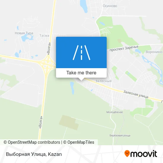 Выборная Улица map
