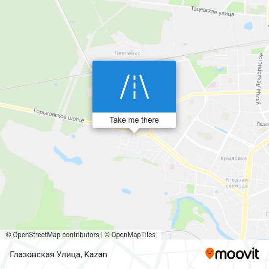 Глазовская Улица map