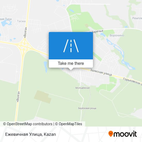 Ежевичная Улица map