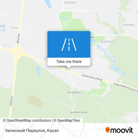 Залесный Переулок map