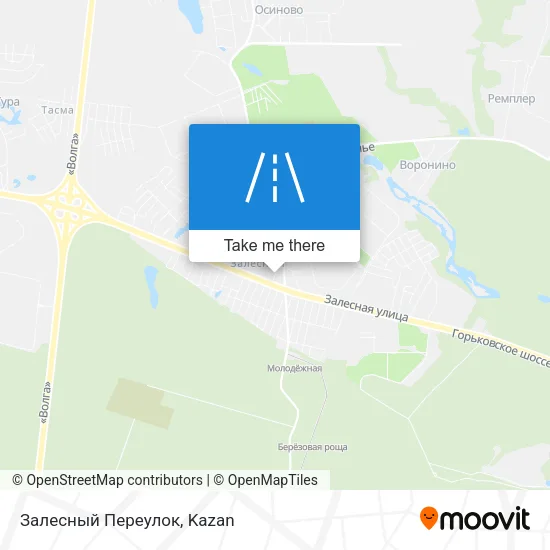 Залесный Переулок map